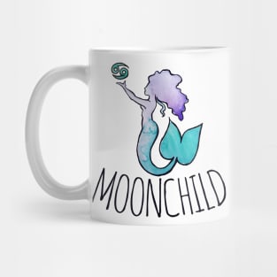 Moonchild Cancer Astrology Mermaid Mug